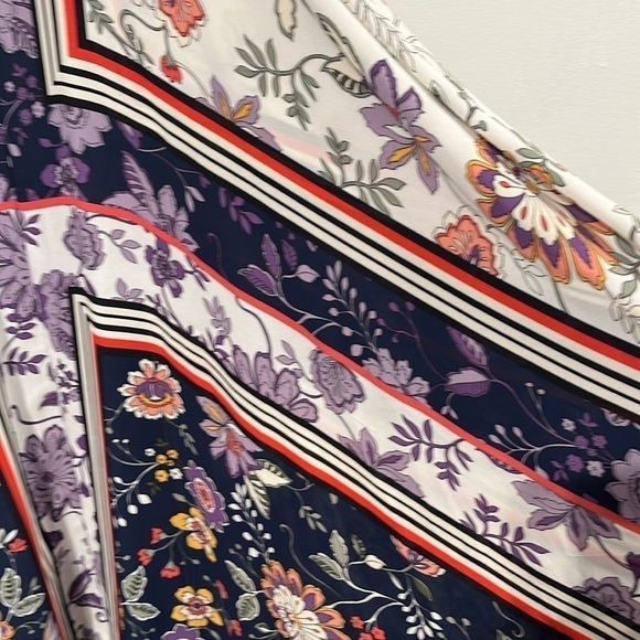 Nanette Lepore asymmetrical print maxi dress - size 2 - Picture 9 of 9